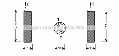 AVA QUALITY COOLING rtd094 -  Осушитель, кондиционер